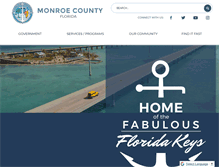 Tablet Screenshot of monroecounty-fl.gov